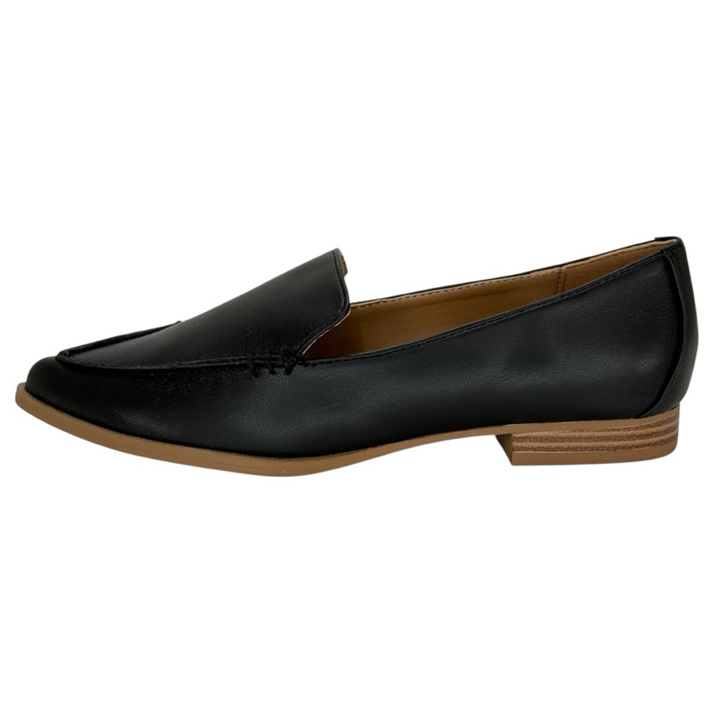 Dolce Vita Island Black Faux Leather Womens Flats Size 6.5M - Picture 3 of 11
